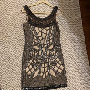 JANINE beaded shift dress